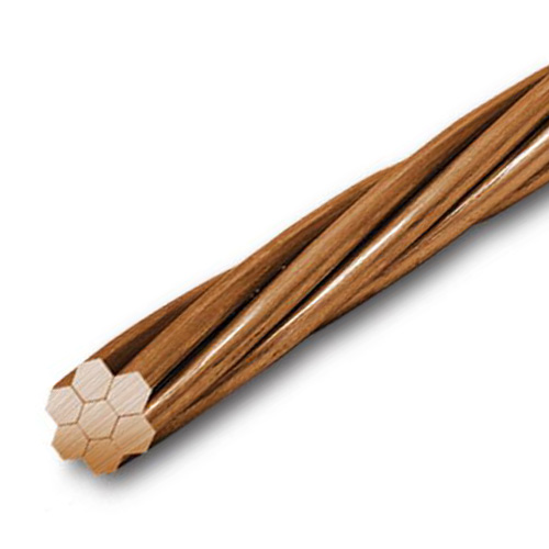 Cabo de Cobre Nu Flexível de 10mm²